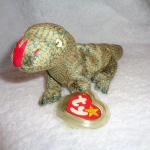 TY Beanie Baby Scaly Lizard Collectible